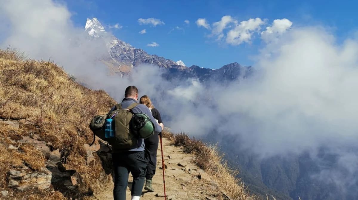 Mt Machhapuchhre in Mardi Himal trek