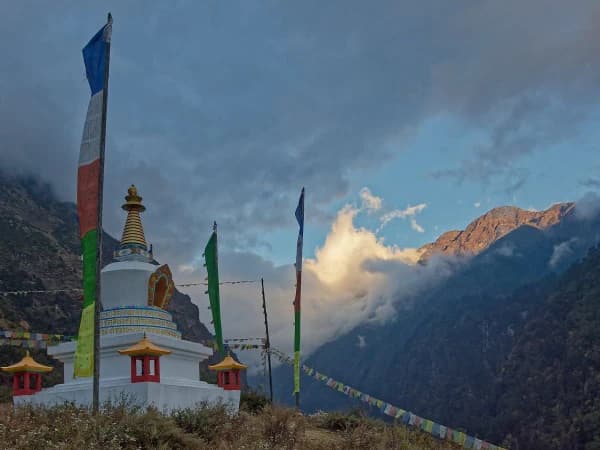 Gompas during the trek