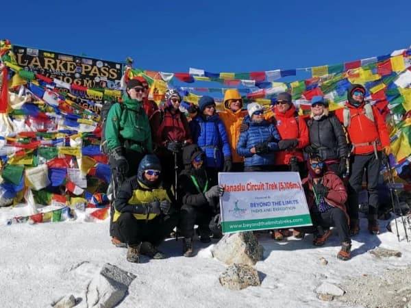 Larke pass manaslu