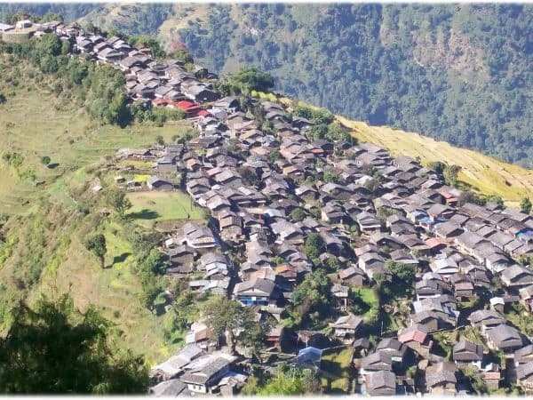 Barpak Village before 2015 earthquake in Nepal