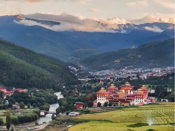 Thimphu City Bhutan Capital