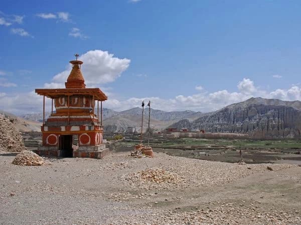 Tsarang Village Entrance Upper Mustang