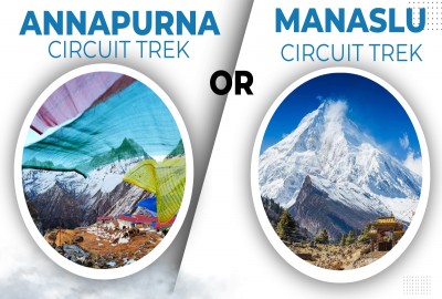 Annapurna Circuit Trek or Manaslu Circuit Trek