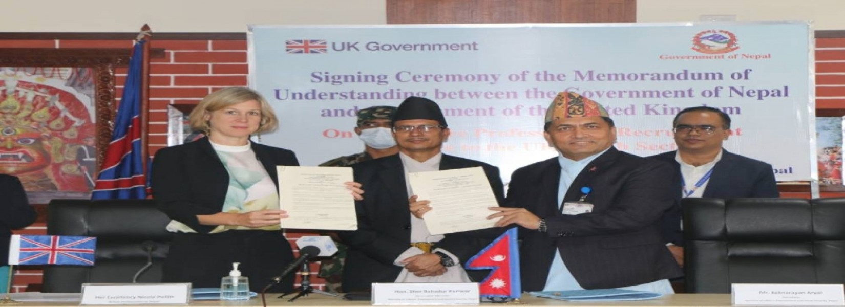 MoU signed with UK for health workers